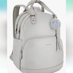 Missnine Soft & Supple Backpack in soft grey